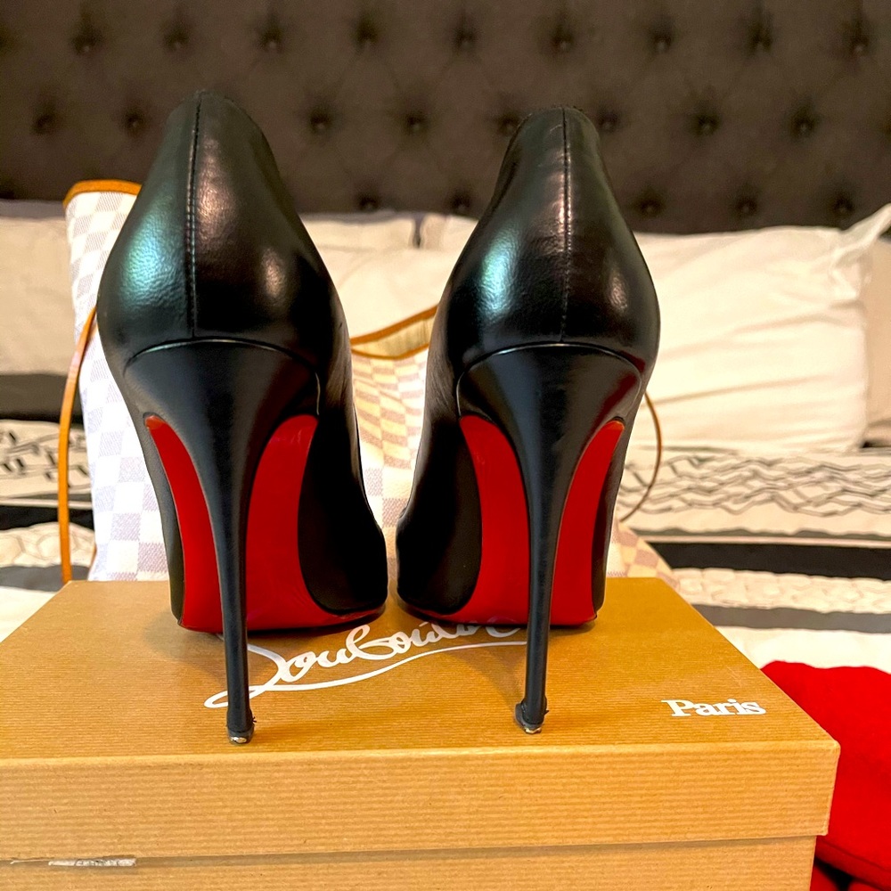 Piggallie Follies leather 100mm red bottoms